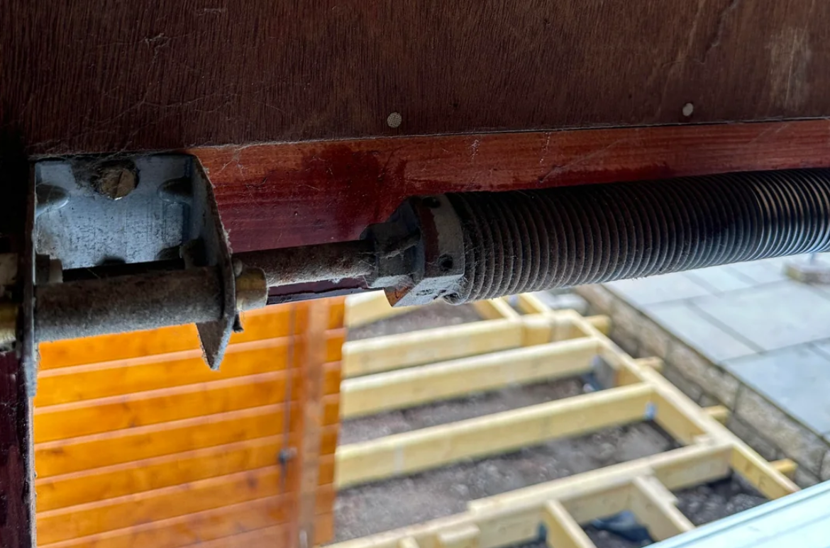 garage door spring replacement.